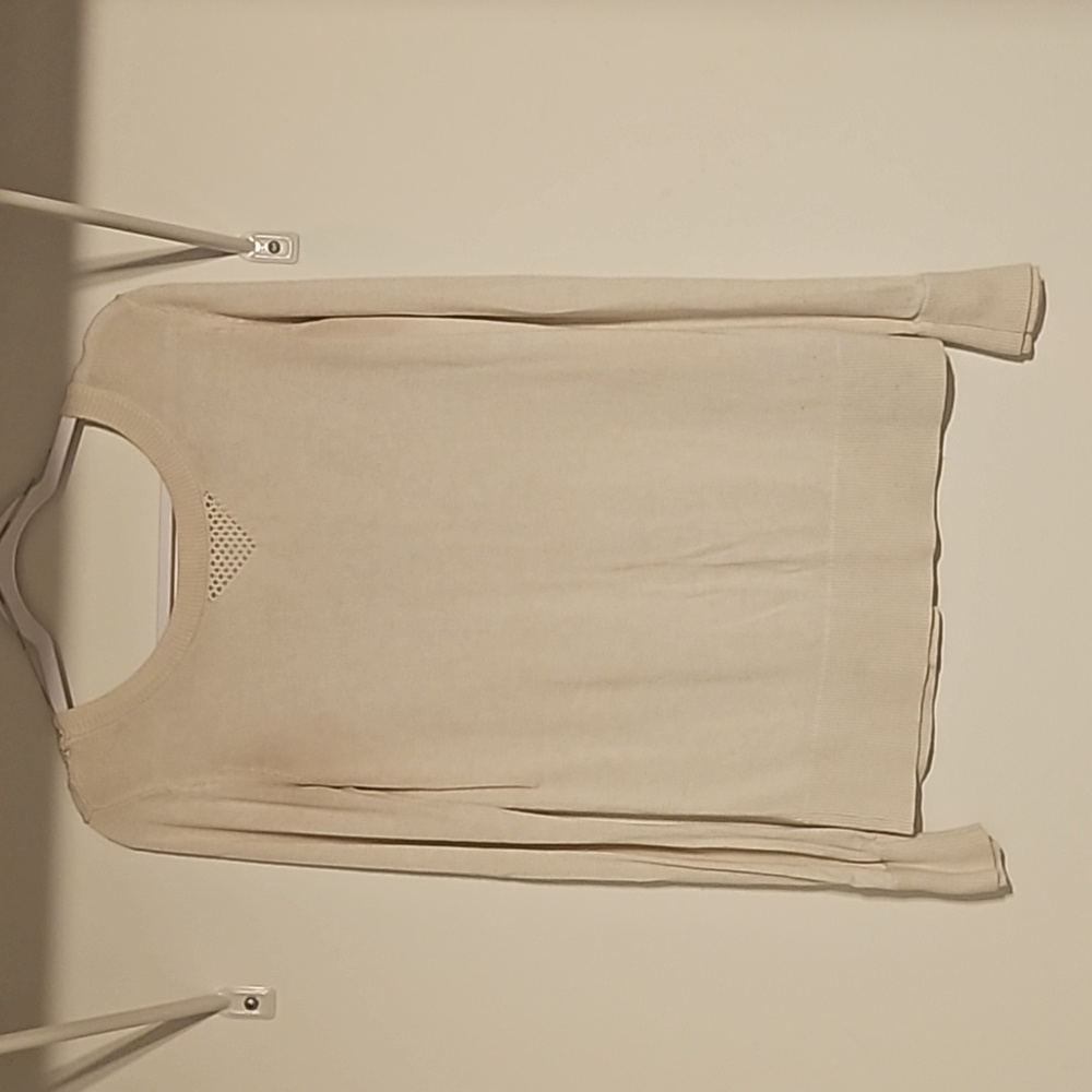 Lululemon Cream crossback sweater